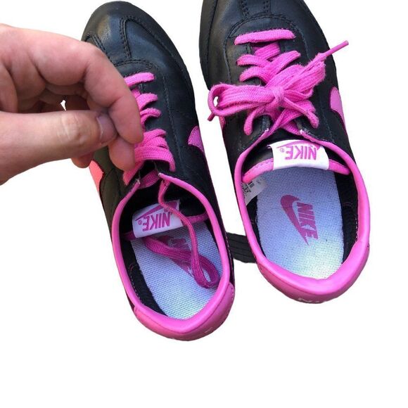 Vintage 2007 Nike Cortez Black Pink Size 6.5 - Picture 5 of 12
